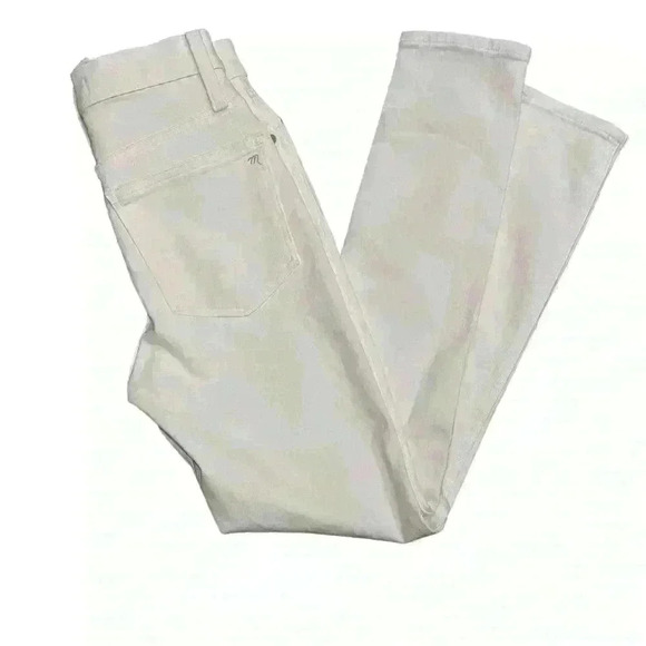 Madewell 10” high rise white skinny crop size 23 - Picture 7 of 14